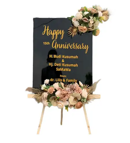 Papan Bunga Akrilik Kampar Kiri